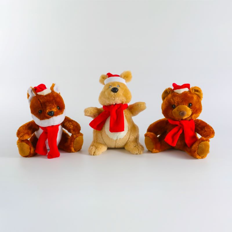 هدایای کریسمس حیوانات عروسکی برای کودکان (1)