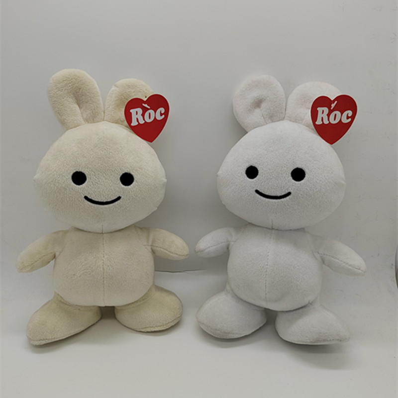 Cute white rabbit plush toys (1)